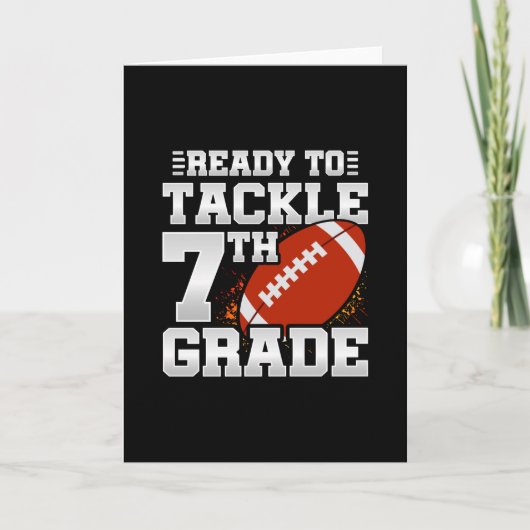 Zurück in die Schule - Lehrer - 7. Klasse Karte (Vorderseite)