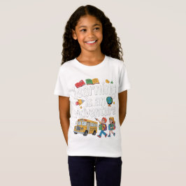 ZURÜCK IN DIE SCHULE, Lernen ist ein Abenteuer T-Shirt