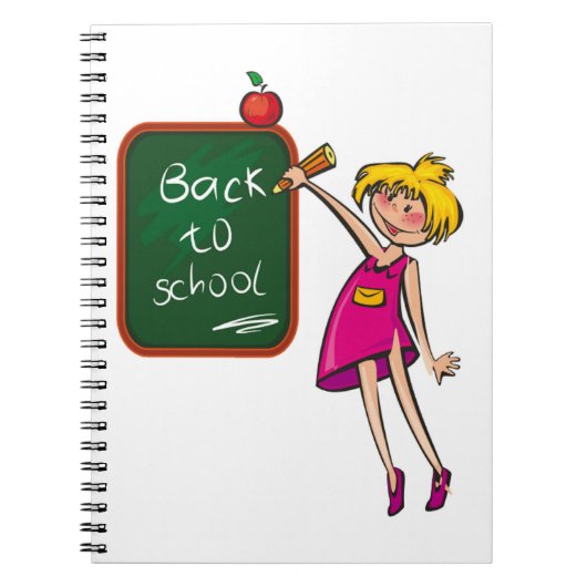 ZURÜCK IN DIE SCHULE NOTIZBLOCK (Vorderseite)