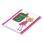 ZURÜCK IN DIE SCHULE NOTIZBLOCK (Rotiert)