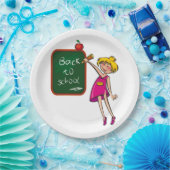 ZURÜCK IN DIE SCHULE PAPPTELLER (Party)