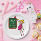 ZURÜCK IN DIE SCHULE PAPPTELLER (Party)