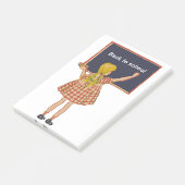 ZURÜCK IN DIE SCHULE POST-IT KLEBEZETTEL (angewinkelt)