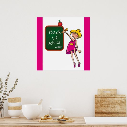 ZURÜCK IN DIE SCHULE POSTER (Küche)