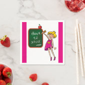 ZURÜCK IN DIE SCHULE SERVIETTE (Beispiel)