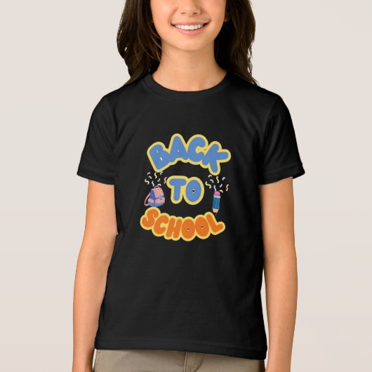 ZURÜCK IN DIE SCHULE Tri-Blend SHIRT (Vorderseite)