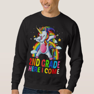 Zurück in die Schule Zweite Klasse 2. Klasse Unico Sweatshirt