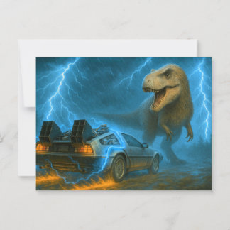 Zurück in die Vergangenheit Postkarte