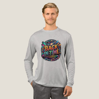 Zurück in die Zeit – Retro-Nostalgie-Grafik-T-Shir Tri-Blend Shirt
