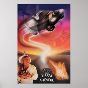 Zurück in die Zukunft Französischer Filmplakatdruc Poster