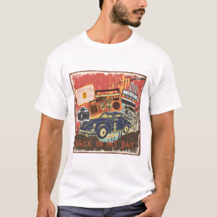 Zurück in meinen Tagen Retro-Nostalgie-T-Shirt T-Shirt