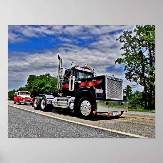 Zurück in Schwarz-Superliner-Poster Poster (Vorne)