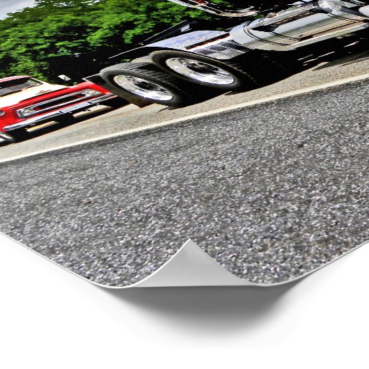 Zurück in Schwarz-Superliner-Poster Poster (Ecke)