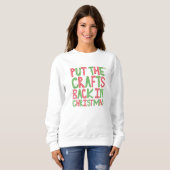Zurück in Weihnachten Sweatshirt (Vorne ganz)