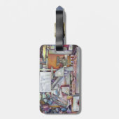 Zurück in zehn Minuten, vergessen Ehefrau Geburtst Gepäckanhänger (Rückseite vertikal)