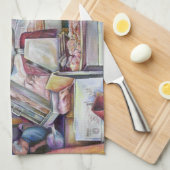 Zurück in zehn Minuten, vergessen Sie meine Ehefra Geschirrtuch (Viertel Falte)