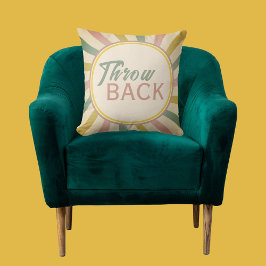 ZURÜCK Ironische Rückenstütze Kissen