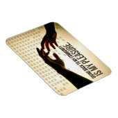 "Zurück ist Freude" Motivation Affirmation Magnet (Rechte Seite)