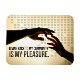 "Zurück ist Freude" Motivation Affirmation Magnet