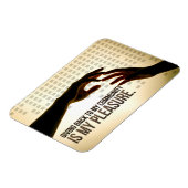 "Zurück ist Freude" Motivation Affirmation Magnet (Linke Seite)