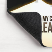 "Zurück ist Freude" Motivation Affirmation Mousepad (Ecke)