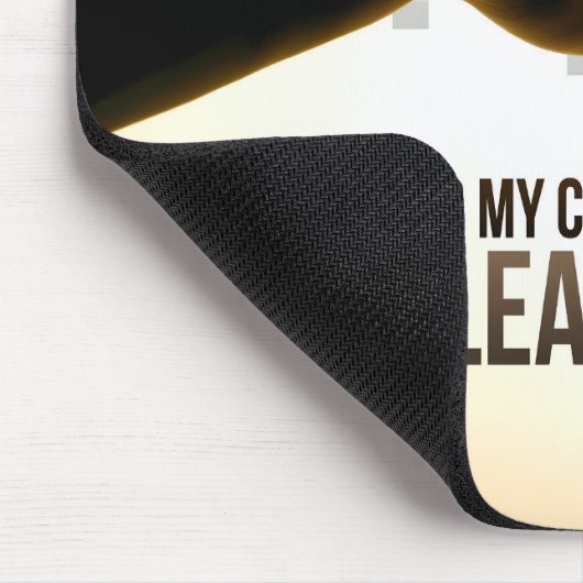 "Zurück ist Freude" Motivation Affirmation Mousepad (Ecke)