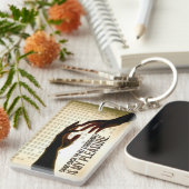 "Zurück ist Freude" Motivation Affirmation Schlüsselanhänger (Vorderseite rechts)