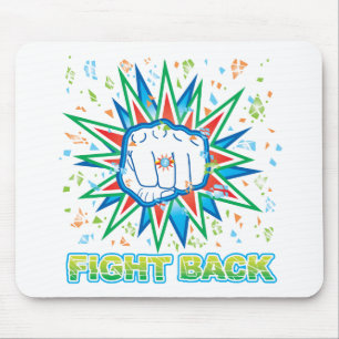 Zurück kämpfen mousepad