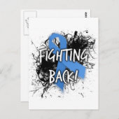 Zurück kämpfen postkarte (Vorne/Hinten)