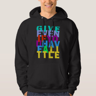 Zurück Kindness Buddha Rainbow Inspirational Hoodie