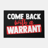 Zurück mit einer Garantie Fußmatte (Vorderseite)