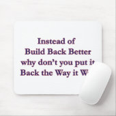 Zurück Mousepad (Mit Mouse)