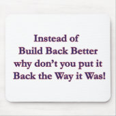 Zurück Mousepad (Vorne)