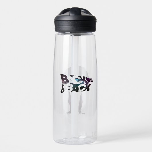 Zurück nach hinten | 25oz Wasserflasche Trinkflasche (Vorne)
