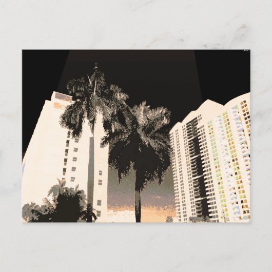 Zurück nach Miami Postkarte (Vorderseite)