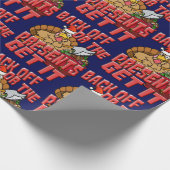 Zurück, oder die PRÄSENTE BEKOMMEN ES Geschenkpapier (Ecke)