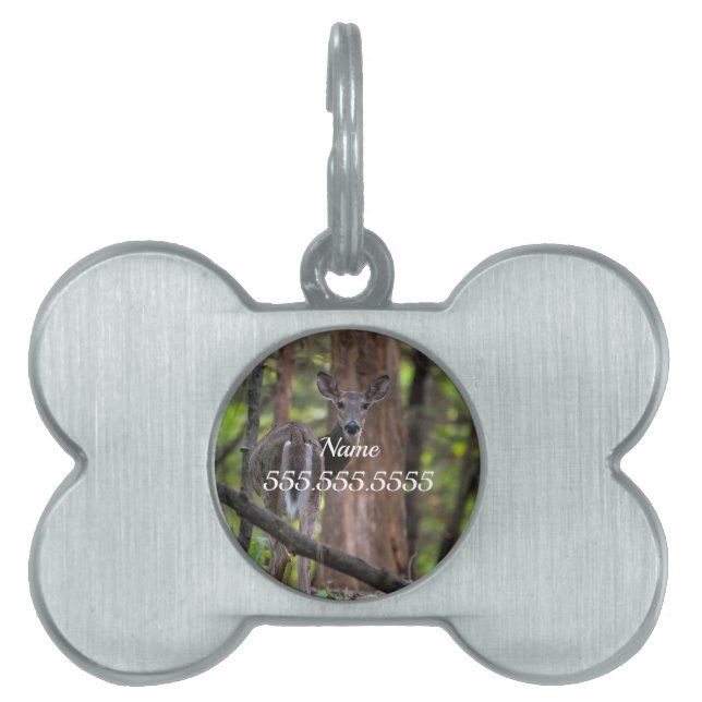 Zurück Painterly Pet ID Tag Tiermarke (Vorderseite)