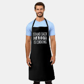 Zurück Papa kocht lustig Schürze (Getragen)