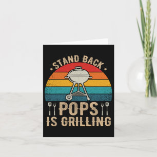 Zurück Pop grillen Grillen Lover Vathage Day Karte