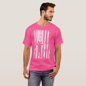 Zurück Print USA Flag Archery Unique Archery Usa F T-Shirt (Vorne ganz)