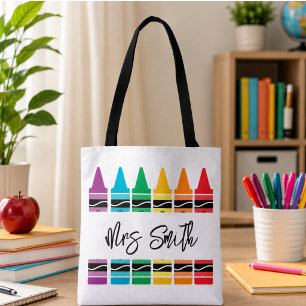 zurück Schule Regenbogen Lehrer Leben Tasche