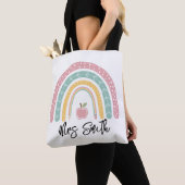 zurück Schule Regenbogen Lehrer Leben Tasche (Von Nahem)