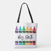 zurück Schule Regenbogen Lehrer Leben Tasche (Rückseite)