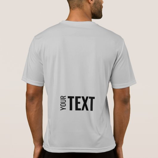 Zurück Seitenvorlage Moderne Sportgeräte T-Shirt (Rückseite)