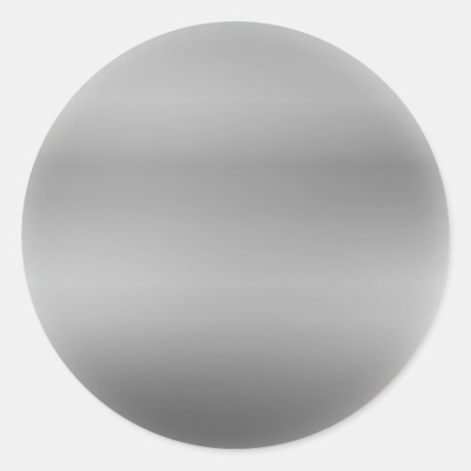 Zurück Silver Template anpassen Runder Aufkleber (Vorderseite)