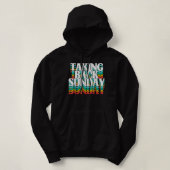 Zurück Sonntag Funny Bekleide Hoodie (Design vorne)