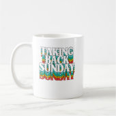 Zurück Sonntag Funny Sarcasm Kaffeetasse (Links)
