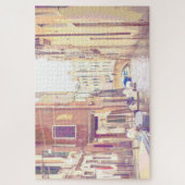 Zurück Straße Venedig Digitaler Impressionist Pop Puzzle (Vertikal)