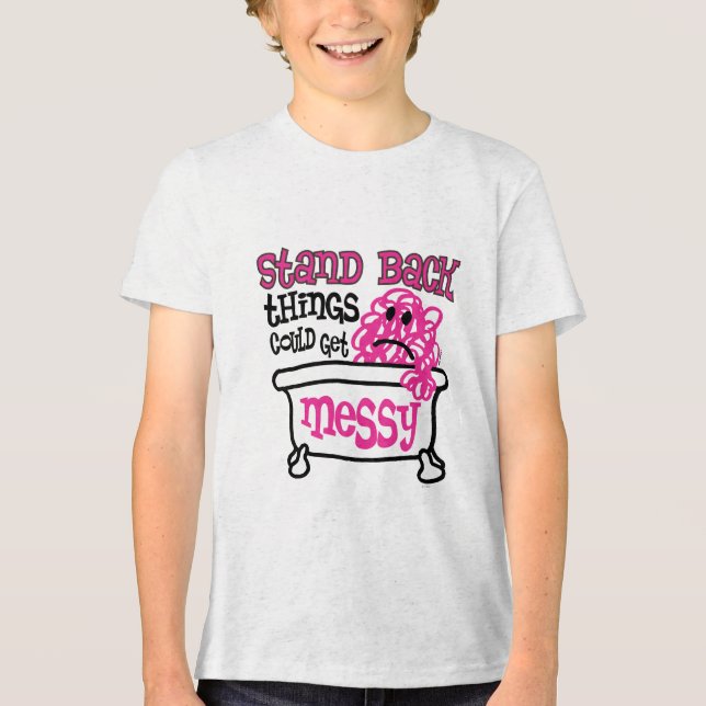 Zurück Tri-Blend Shirt (Vorderseite)