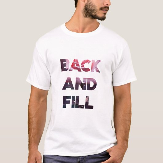 Zurück und Füllen T-Shirt (Vorderseite)
